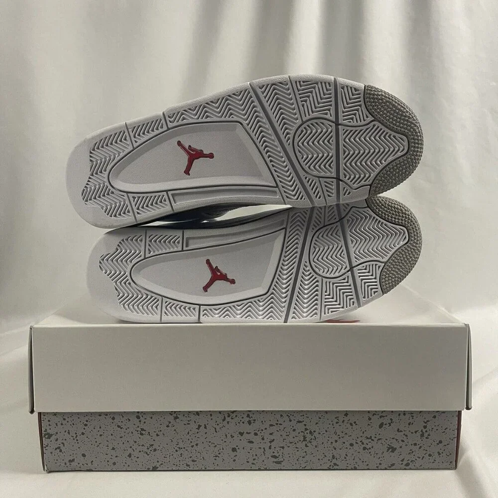 Nike Air Jordan 4 IV 4s Retro OG White Oreo Grey - Picture 3 of 5